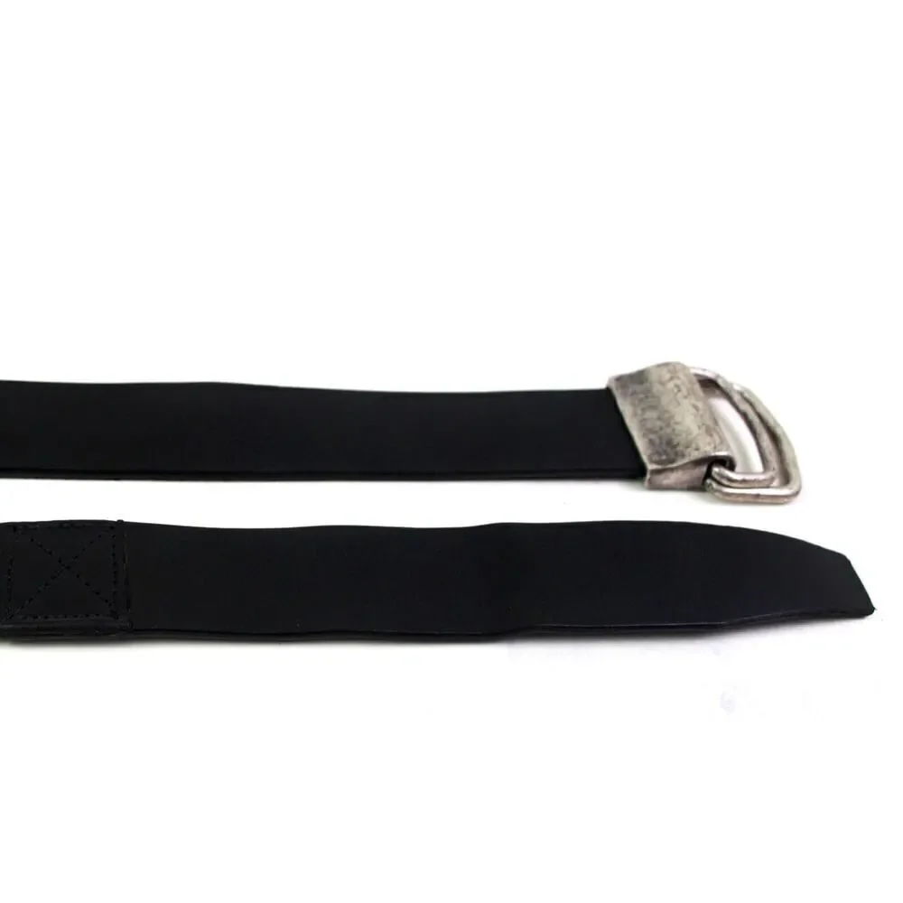 AL & Co BLACK REAL LEATHER 1 3/8